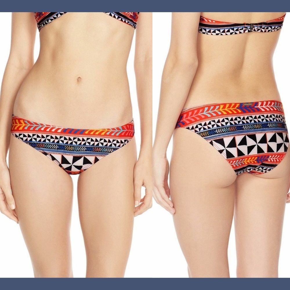 NWT Mara‎ Hoffman 'Pinwheel Poppy' Classic Bikini Bottoms [sz Large ]